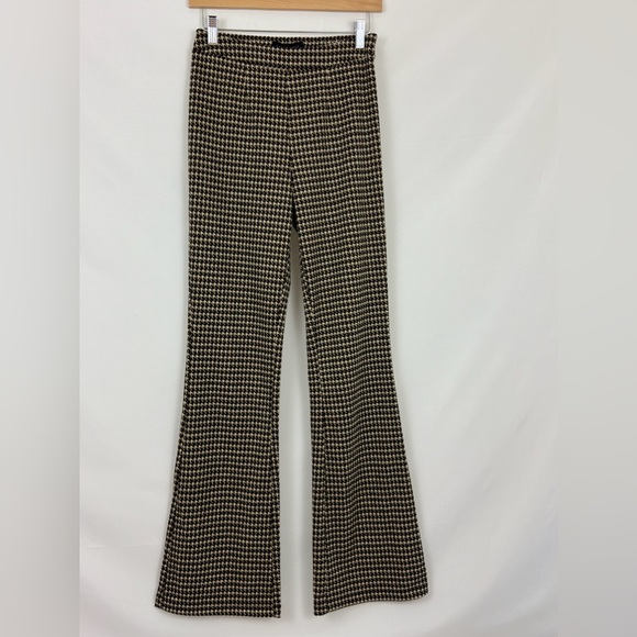 SANCTUARY FILMORE FLARE IN VANILLA MINI HOUNDSTOOTH Small NWT - Picture 4 of 10
